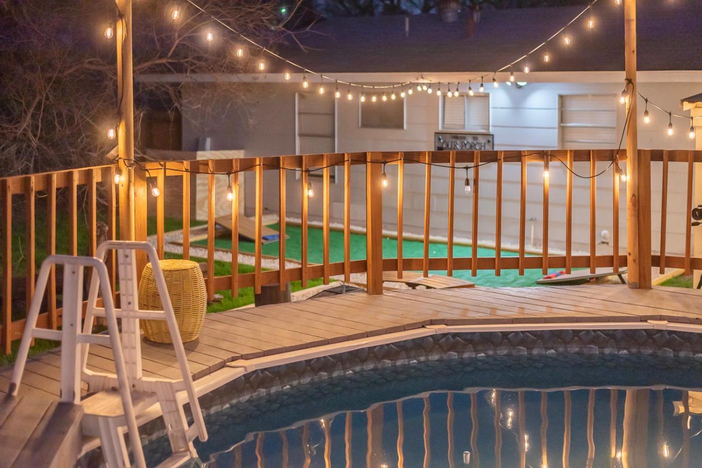 Game Room, Pool & Fire Pit At The Medical Center San Antonio Eksteriør bilde
