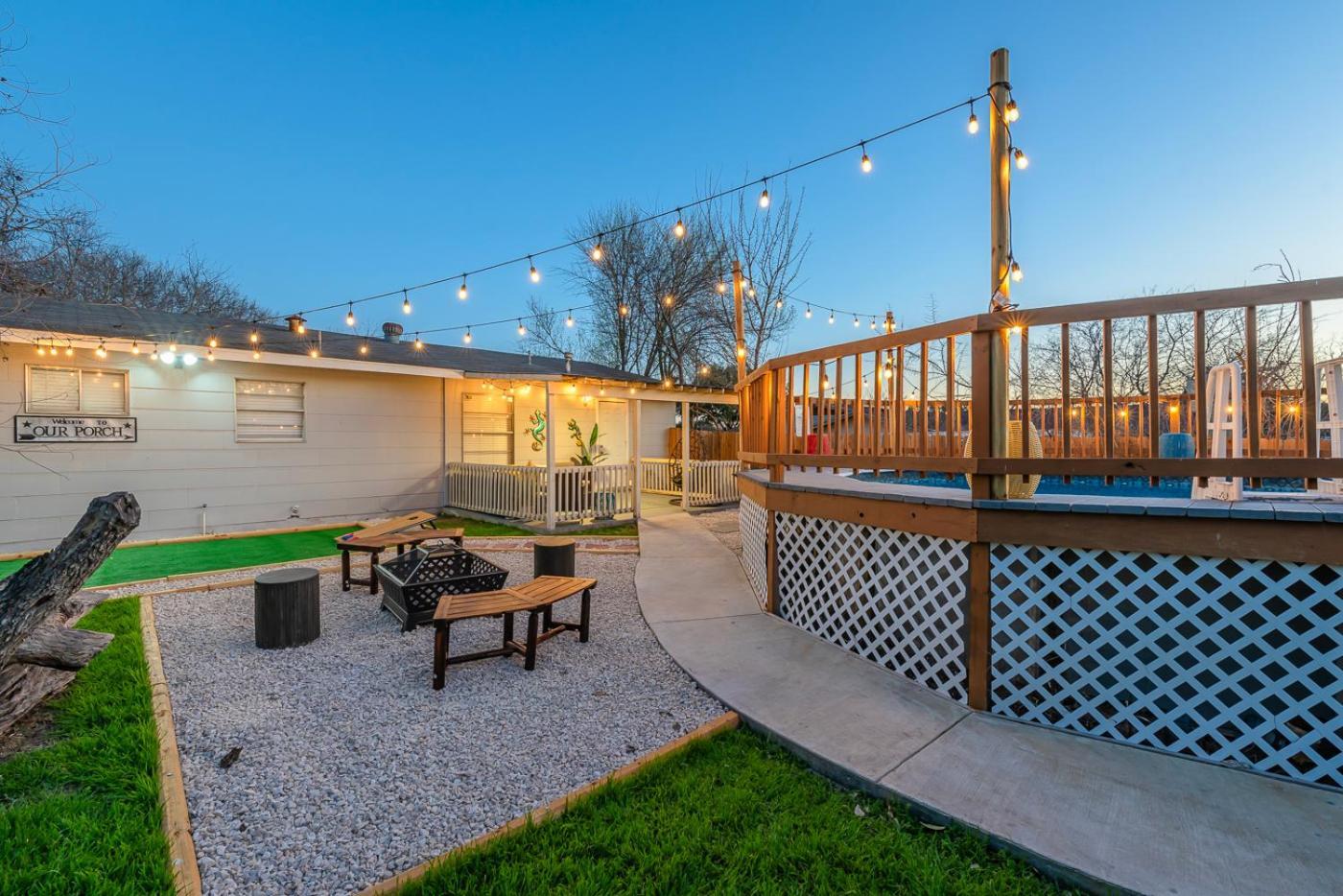 Game Room, Pool & Fire Pit At The Medical Center San Antonio Eksteriør bilde
